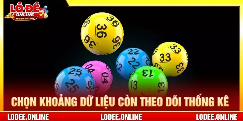 Chọn khoảng dữ liệu còn theo dõi thống kê