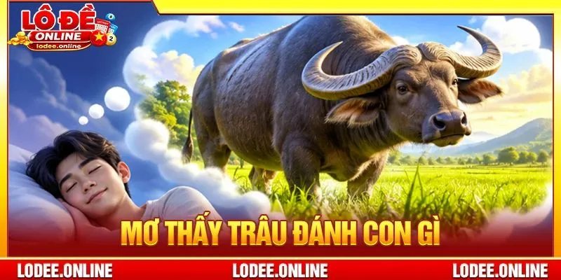 Mơ Thấy Trâu Đánh Con Gì? Giải Mã 9+ Bộ Số Đẹp Trong Lô Đề